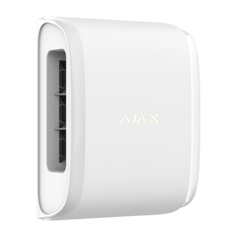 Ajax DualCurtain Outdoor en blanc